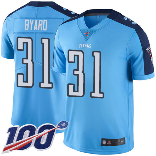 Tennessee Titans Limited Light Blue Men Kevin Byard Jersey NFL Football 31 100th Season Rush Vapor Untouchable